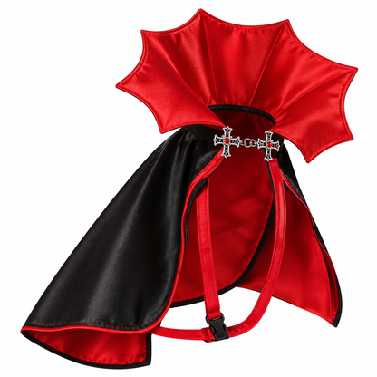 Disfraz de vampiro para gato, ligero y cómodo